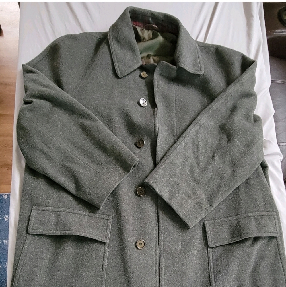 Men's Elegant Dark Gray Trench Coat